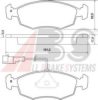 ATE 607129 Brake Pad Set, disc brake